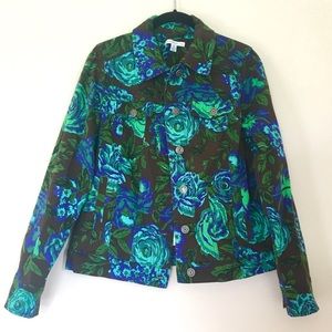 Isaac Mizrahi Floral Jacket